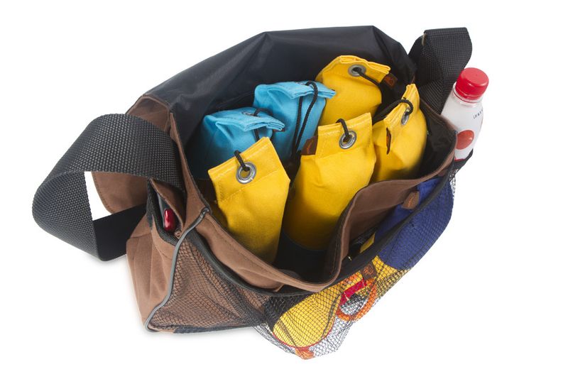 Firedog Dummytas Canvas Bruin
