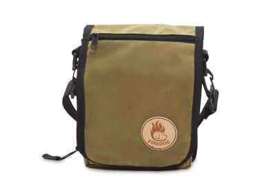 Firedog Dummytas Messenger Waxed Licht Khaki