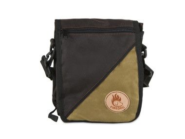 Firedog Dummytas Messenger Waxed Bruin/Licht Khaki
