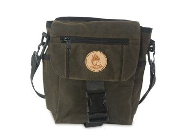 Firedog Dummytas Mini Deluxe Waxed Bruin