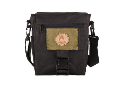 Firedog Dummytas Mini Deluxe Waxed Bruin/Licht Khaki