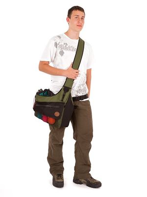 Mystique Schoudertas Profi Dynamic Khaki/Zwart