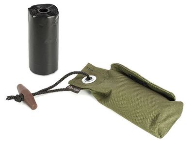 Mystique Honden Poep Zakjes Houder Khaki Mystique Honden Poep Zakjes Houder Khaki