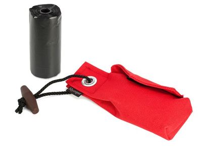 Mystique Honden Poep Zakjes Houder Rood Mystique Honden Poep Zakjes Houder Rood