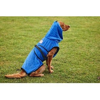 SuperFurDogs Badjas Premium Chillcoat Blauw