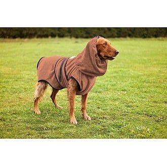SuperFurDogs Badjas Premium Chillcoat Bruin