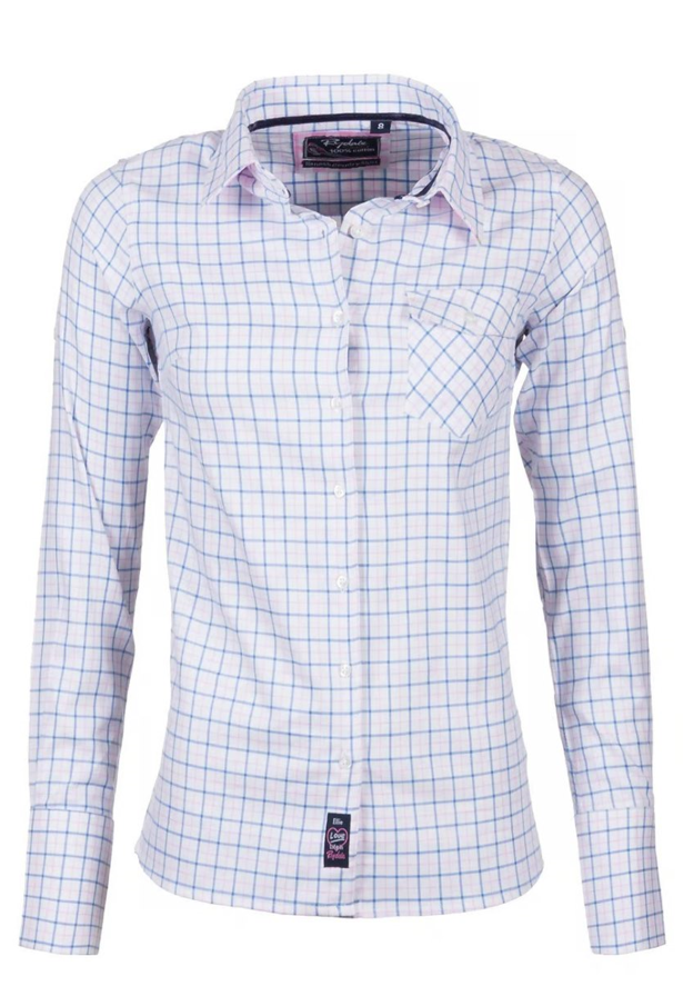Rydale Dames Hannah Country Shirt Ellie Blue