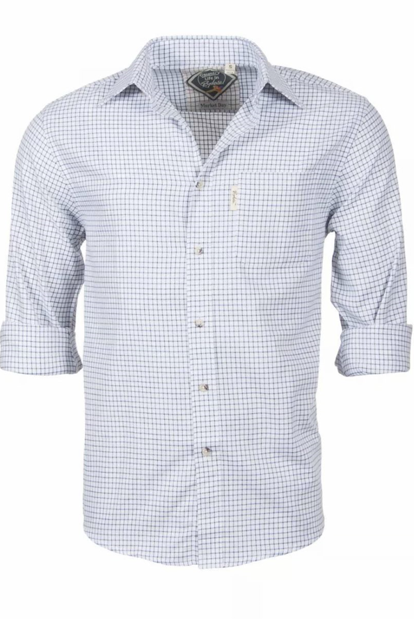 Rydale Heren Market Day Country Shirt Dark Navy