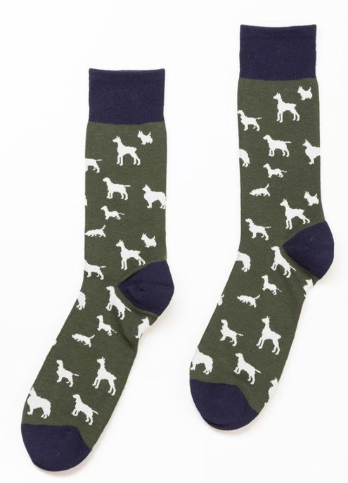 Rydale Sokken Heren Multi Dog Khaki
