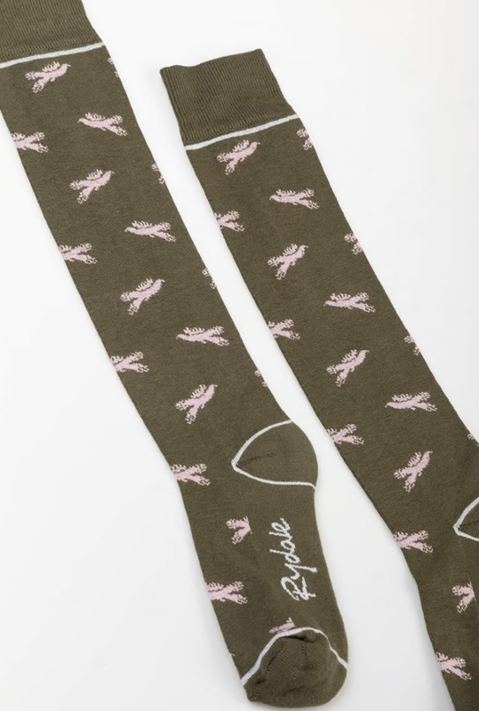 Rydale Sokken Dames Flying Pheasant Kniekousen Olive