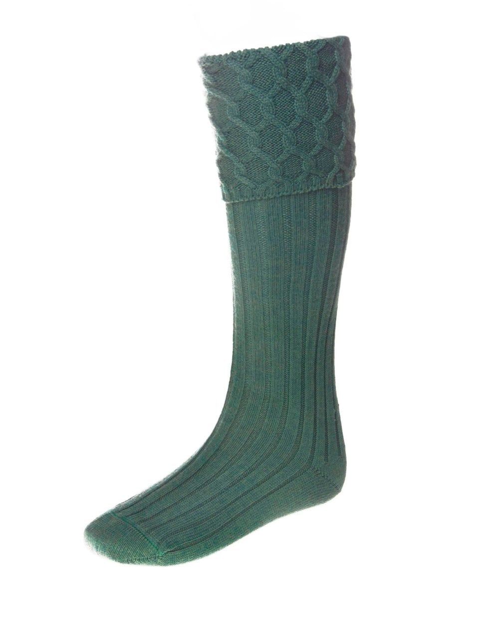 House Of Cheviot Sokken Heren Teal House Of Cheviot Sokken Heren Teal