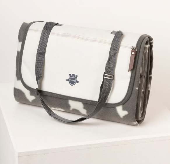 Rydale Picknick Kleed Honden Print Grijs