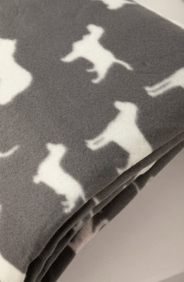 Rydale Picknick Kleed Honden Print Grijs