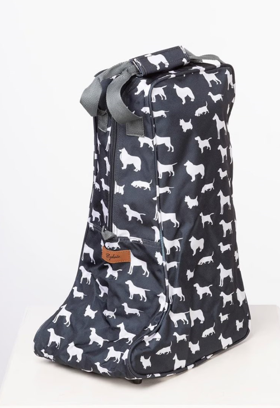Rydale Laarzentas Wellington Multi Hond Print Dark Grey