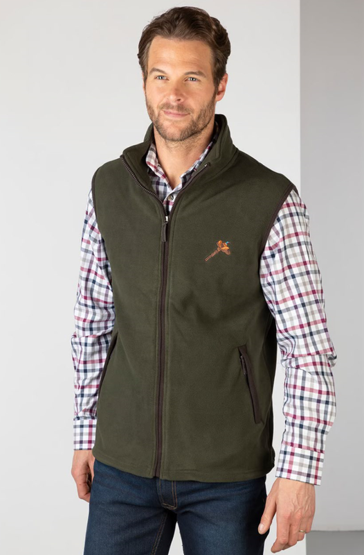 Rydale Heren Gransmoor Fleece Gilet Fazant Olive
