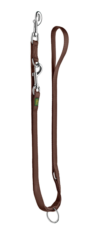 Hunter Puppy Training Set Halsband en Lijn Nylon Bruin