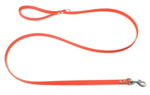 Mystique Training Set Halsband en Lijn Biothane Neon Oranje