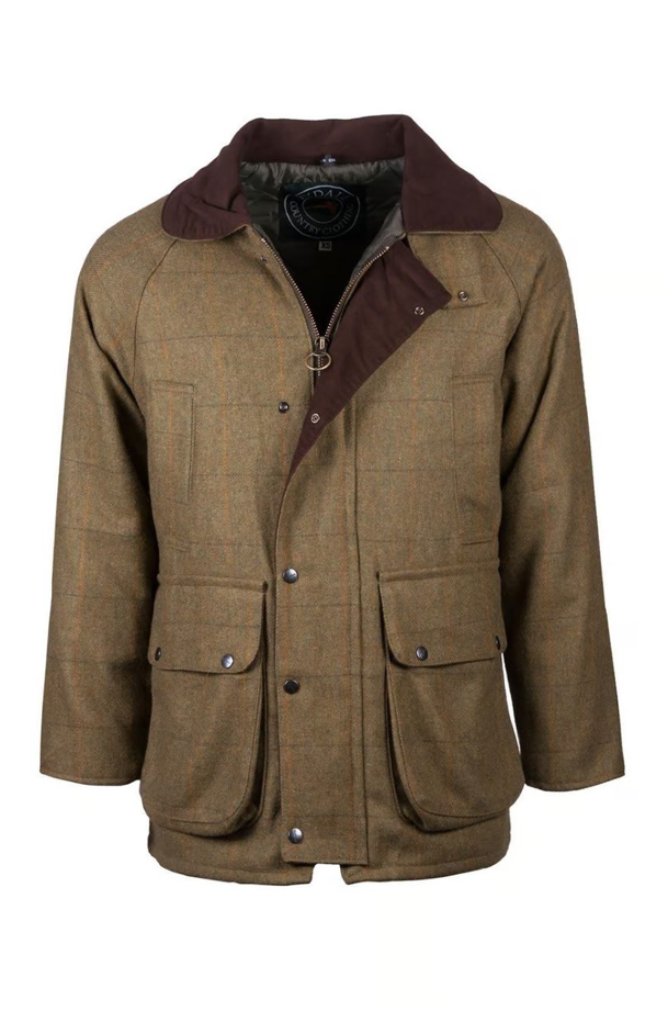 Rydale Heren Derby Tweed Jas Mid Check Rydale Heren Derby Tweed Jas Mid Check