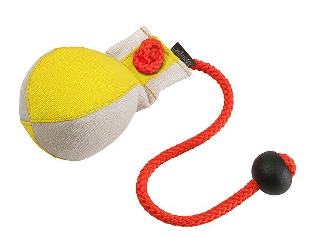 Mystique Dummy Ball Markeer 150 Gram Geel/Wit