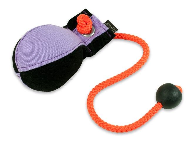 Mystique Dummy Ball Markeer 150 Gram Lila/Zwart