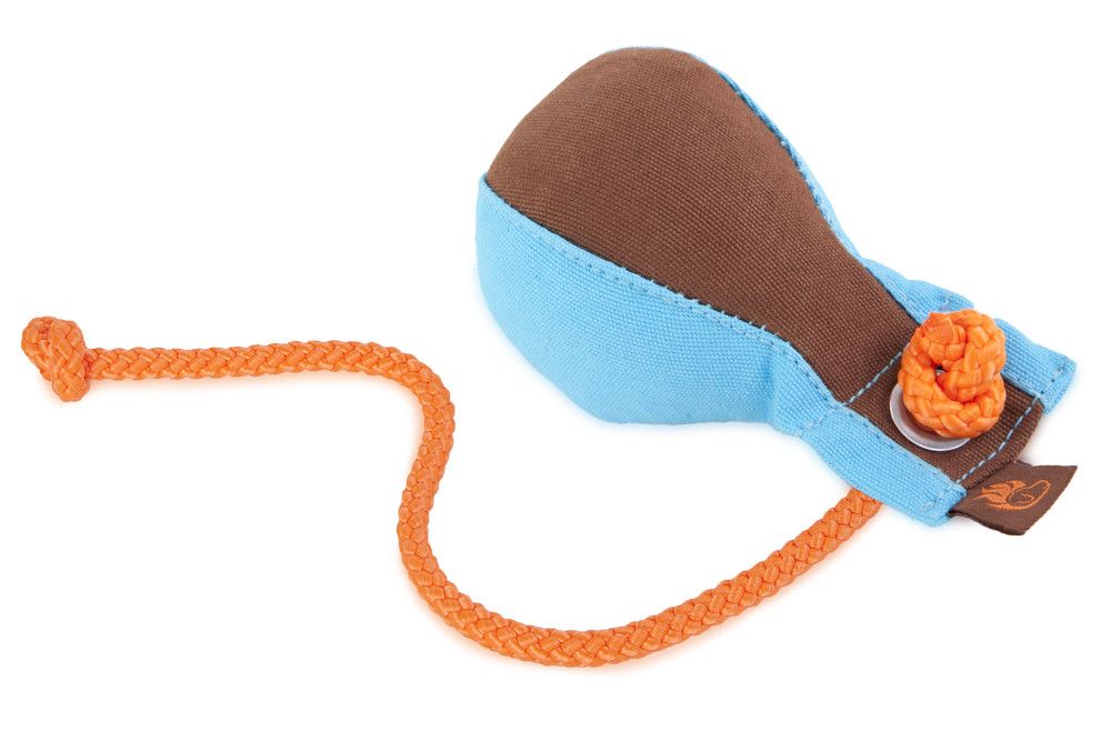 Firedog Dummy Ball Markeer 150 Gram Bruin/Baby Blue