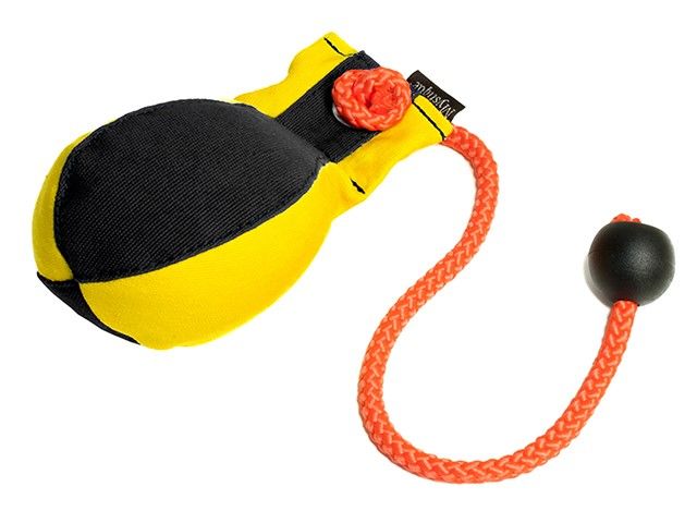 Mystique Dummy Ball Markeer 300 Gram Geel/Zwart