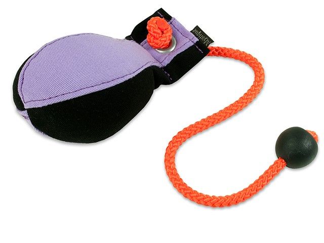 Mystique Dummy Ball Markeer 300 Gram Lila/Zwart