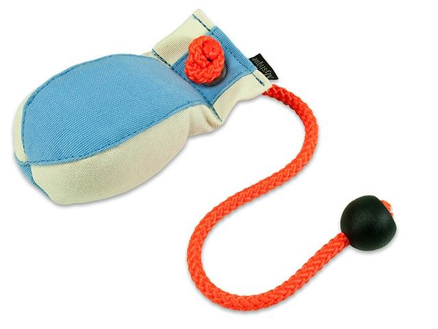 Mystique Dummy Ball Markeer 300 Gram Lichtblauw/Wit