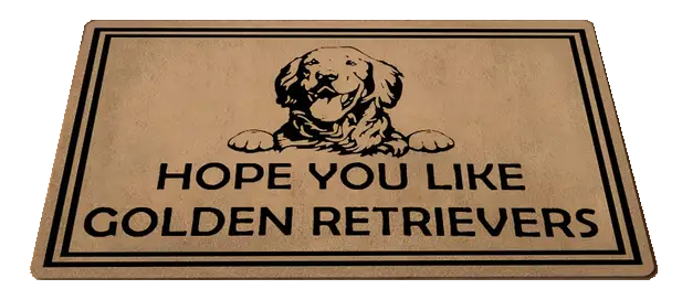 Deurmat Anti-Slip Hope You Like Golden Retrievers