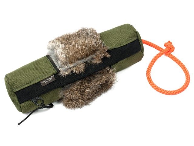 Mystique Snack Dummy Met Konijnenvacht Khaki