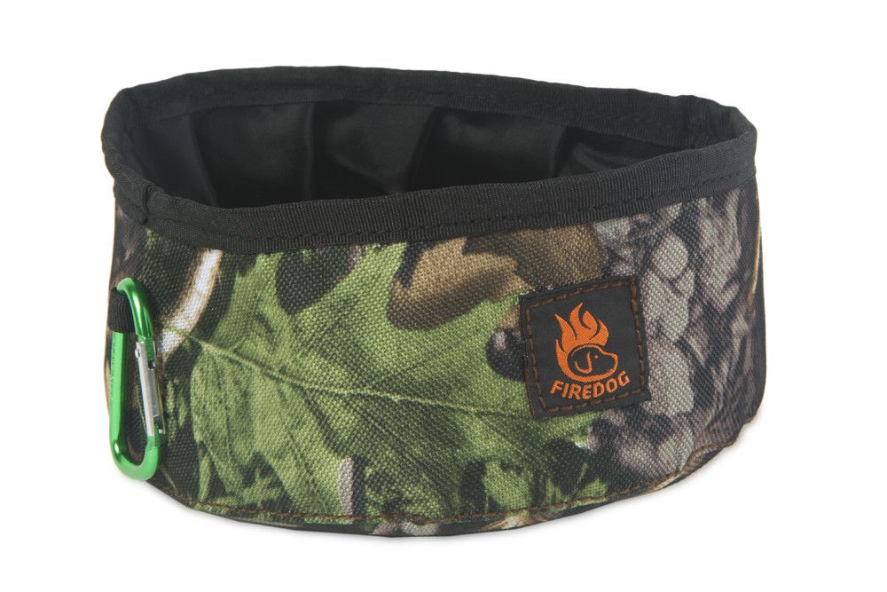 Firedog Travel Bowl Woodland Camo