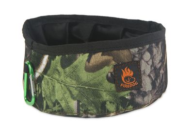 Firedog Travel Bowl Woodland Camo