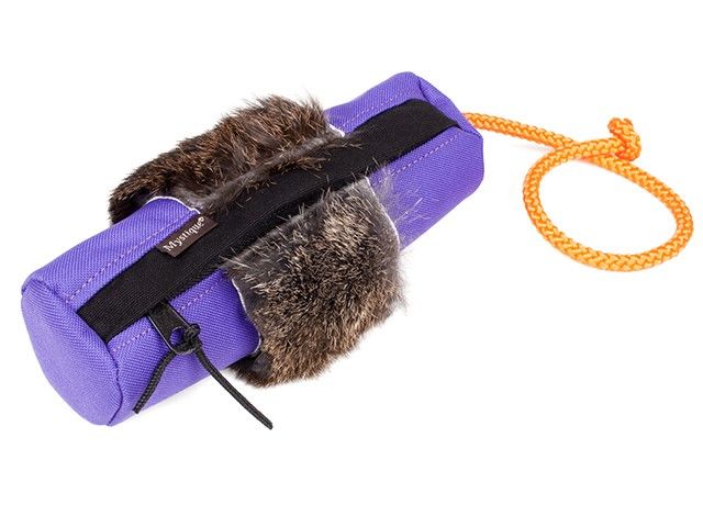 Mystique Snack Dummy Met Konijnenvacht Lila