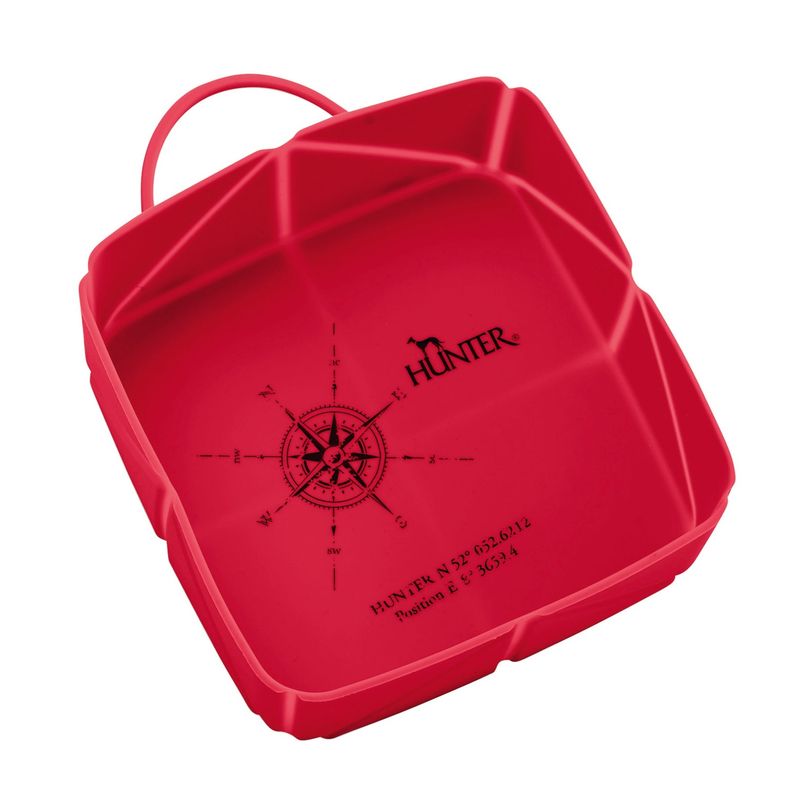 Hunter Travel Bowl Opvouwbaar Rood
