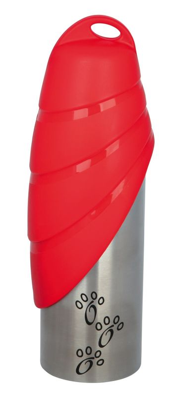 Trixie Waterfles Roestvrij Staal Rood