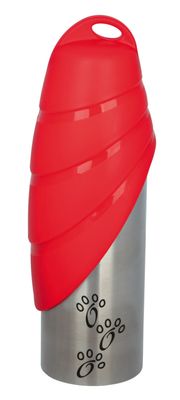 Trixie Waterfles Roestvrij Staal Rood