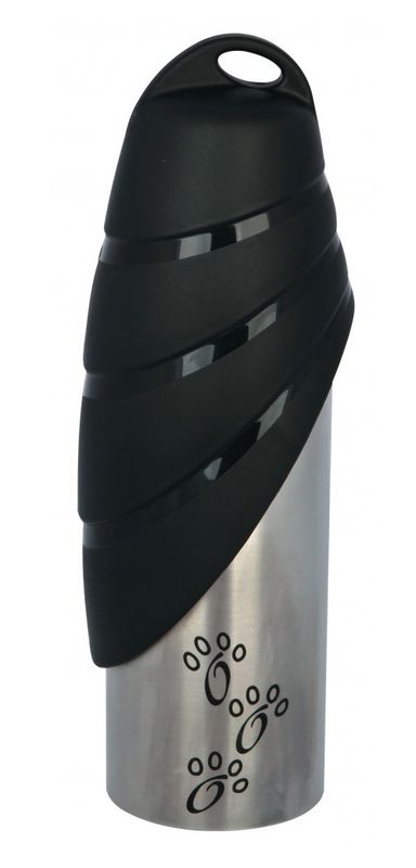 Trixie Waterfles Roestvrij Staal Zwart