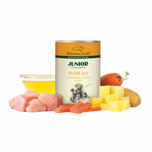 Hubertus Gold Menu Junior Kip 400 gram Hubertus Gold Menu Junior Kip 400 gram