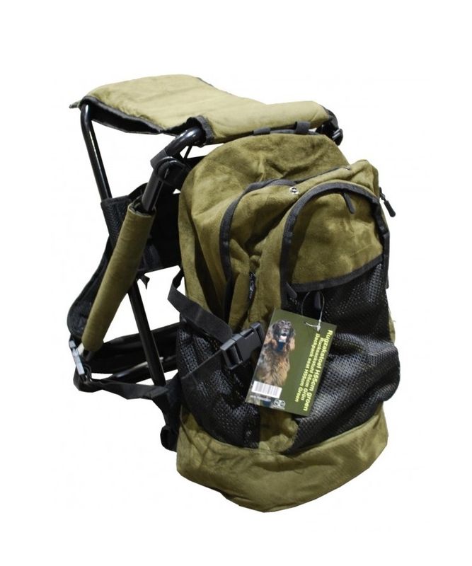 ProLoo Rugzakstoel Olijfgroen