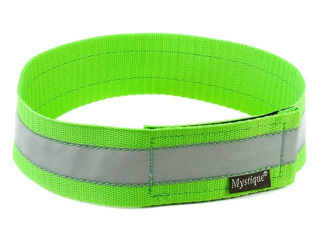 Mystique Reflecterende Halsband Neon Groen