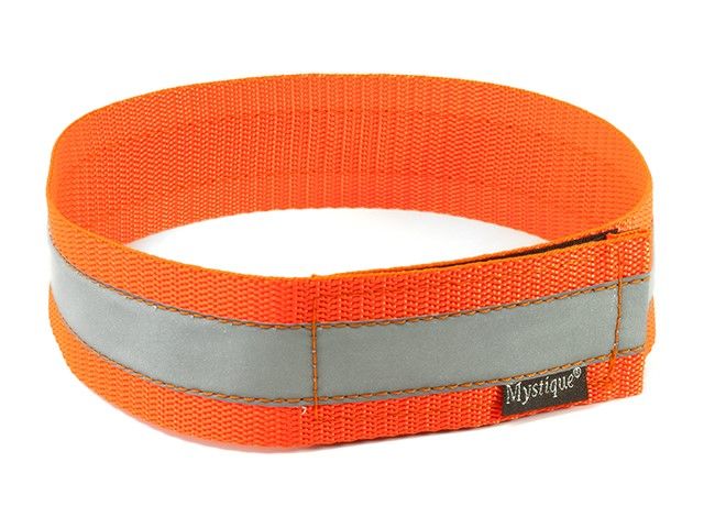Mystique Reflecterende Halsband Neon Oranje