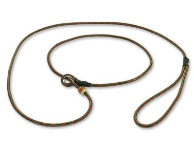 Mystique Moxon Leiband Field Trial Nylon 4MM Hunter Groen/Rood