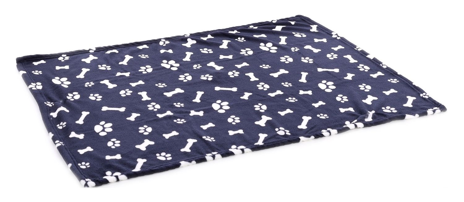 Flamingo Fleece Deken Zuma Donkerblauw