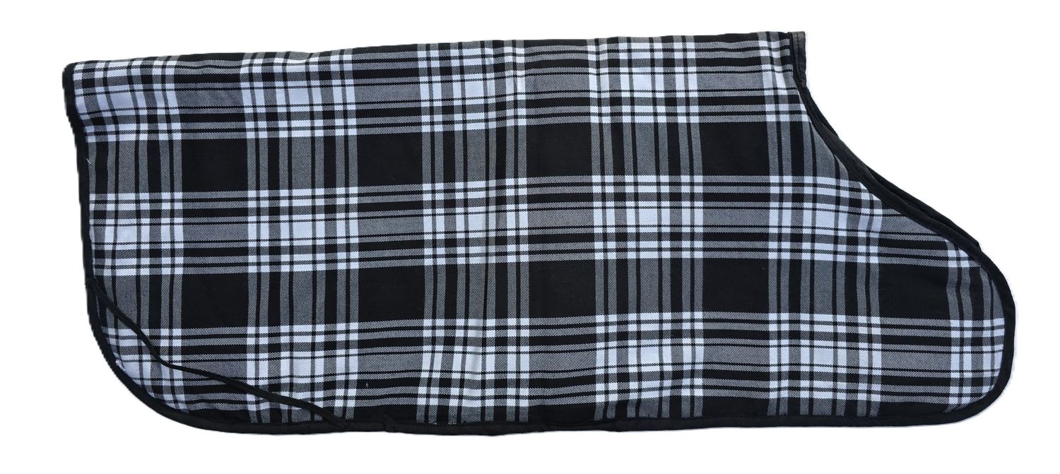 Warmtevest Zwart Geruit