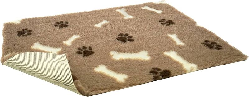 Vetbed Non Slip Mink met Pootjes en Botjes