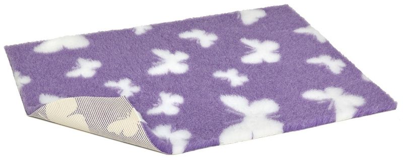 Vetbed Non Slip Lila met Vlinders