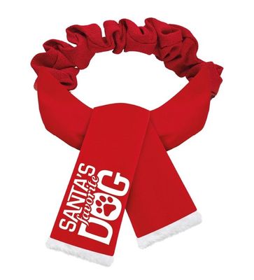 Kerst Sjaal Santa's Favourite Dog S