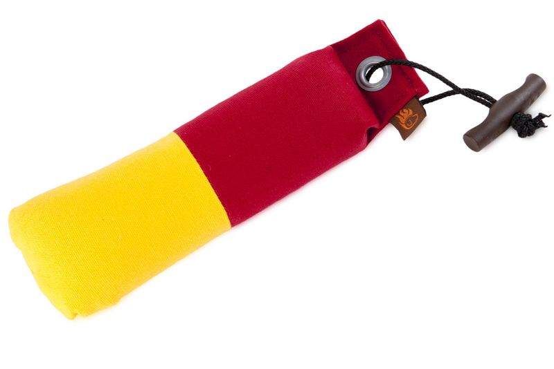 Firedog Junior Dummy Wijnrood/Geel