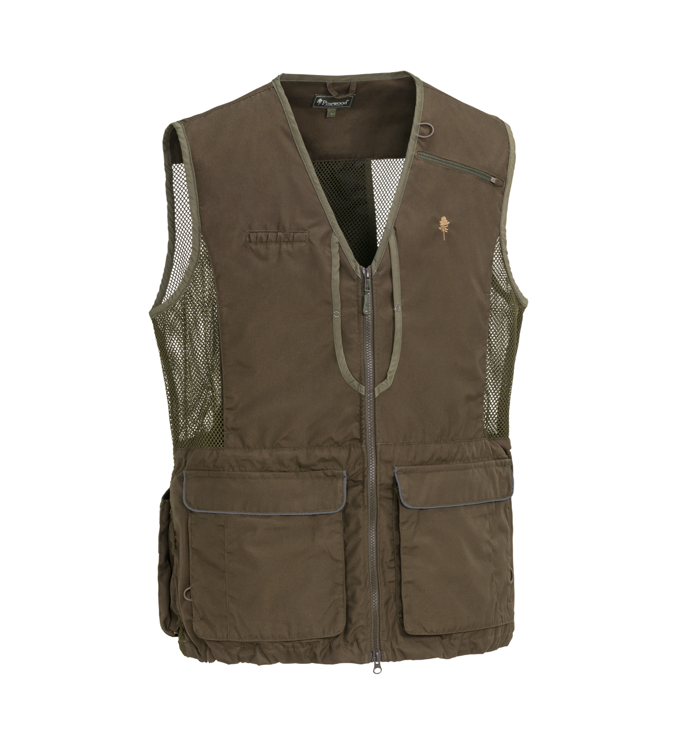 Pinewood Dog Sports Vest 2.0 Heren Olijfgroen/Suede Bruin