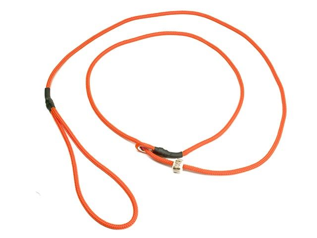 Mystique Moxon Leiband Field Trial Nylon 4MM Neon Oranje